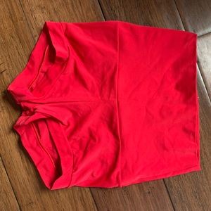 Red Highwasted Dancewear Bottoms